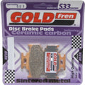 Goldfren S33 Brake Pads Rear For Kawasaki Kdx 200 E1/E2/E3/E4 1989-1992