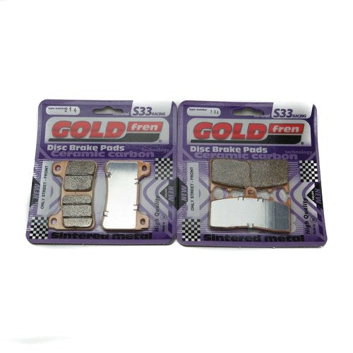 Goldfren S33 Brake Pads Front For Bmw K1300 R Dynamic 2011-2015