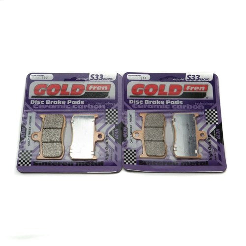 Goldfren S33 Brake Pads Front For Kawasaki Z 900 Non ABS 2017-2019