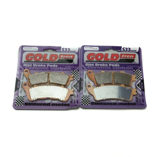 Goldfren S33 Brake Pads Front For Honda NT 650 V2 V3 V4 V5 Deauville 2002-2005