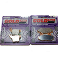 Goldfren S33 Brake Pads Front & Rear For Megelli 125 M (Supermoto) 2008-2010