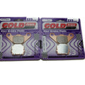 Goldfren S33 Brake Pads Front & Rear For Hyosung Eva Electric Scooter 2013-2014