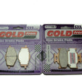 Goldfren S33 Brake Pads Front & Rear For Yamaha DT 125 RE 2005-2007