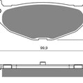 Goldfren 268-S33, FA408, VD275, SBS812, FDB220 Disc Pads (Pair)