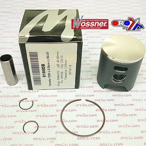 Piston Kit 93-02 YZ80 47.00 C Wossner 8188DC Yamaha MX