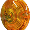 Indicator Lens Harley Davidson Round (Amber) 76mm OD, 65mm Ctrs