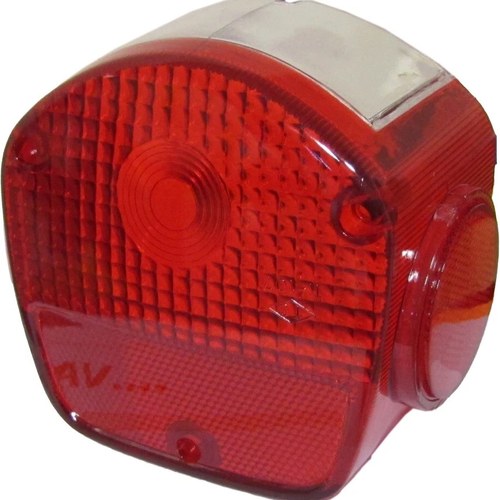 Taillight Lens for 1975 Kawasaki "(K)Z 400 S1 (Front Drum, K/Start)"