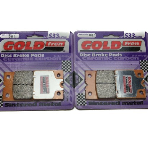 Goldfren S33 Brake Pads Front For Bmw R100 RT 2010/1980-1984