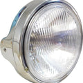 Headlight Round Chrome Complete Universal 7" (E Marked)