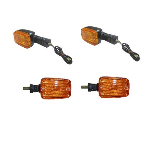 Blinkers Complete Set of 4 Front & Rear For Suzuki DR 600 S Raider 1985-1989