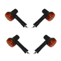 Blinkers Complete Set of 4 Front & Rear For Kawasaki Kmx 125 A 1986-2001