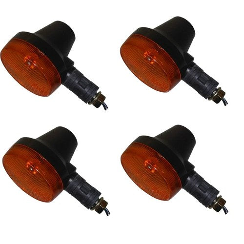 Turn Signals Complete Set of 4 Front & Rear For Suzuki TS 125 ER 1979-1981