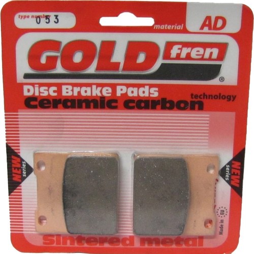 Brake Disc Pads Rear R/H Goldfren for 1990 Kawasaki Zxr 400 (ZX400H2)