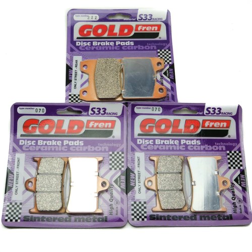 Goldfren S33 Brake Pads Front & Rear For Yamaha Xjr 1300 C/Racer 2015-2016