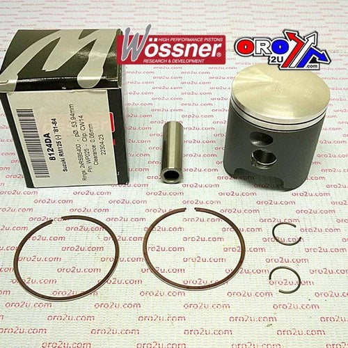 Piston Kit 81-84 RM125 54.75 Wossner 8124D075 Suzuki