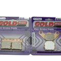 Goldfren S33 Brake Pads Front & Rear For Hyosung Xrx 125 LC Enduro 2014-2015