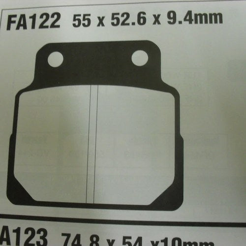 Ebc FA 122 Motorcycle Brake Pads Limited Stock