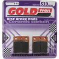 Goldfren S33 Brake Pads Front For Pizza Peds 125 4T Pizza Delivery 2012-2015
