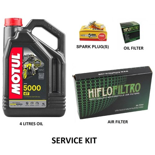 Service Kit For Ducati 851 851 S 1988-1990 (Oil,Spark Plug, Air & Oil Filter)