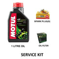 Service Kit For Pgo T-Rex 110 125 2T 1999-2002 (Oil,Spark Plug & Oil Filter)