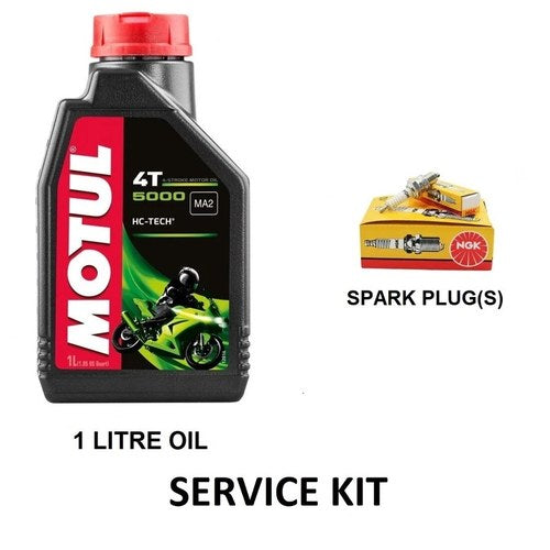 Service Kit For Beta Evo 300 2T Factory 2011-2016 (Oil & Spark Plug)