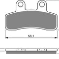 Goldfren AD250, FA448, SBS211 Disc Pads (Pair)