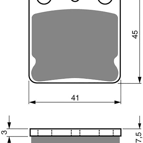 Brake Disc Pads Front R/H Goldfren for 2005 Daelim NS 125 Dlx Iii (Trans Eagle)