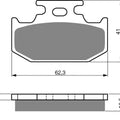 Goldfren K5-100, VD432/2, FA152/2, SBS648 Disc Pads (Pair)