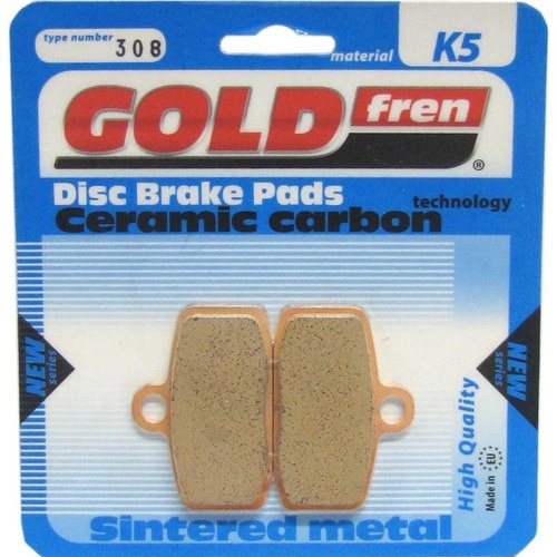Goldfren K5-308 as FA612 but 5.30mm thickness for Gas Disc Pads (Pair)