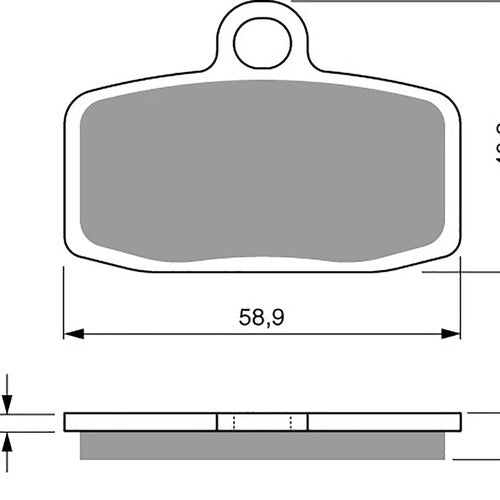 Goldfren K5-307, FA612 Disc Pads (Pair)