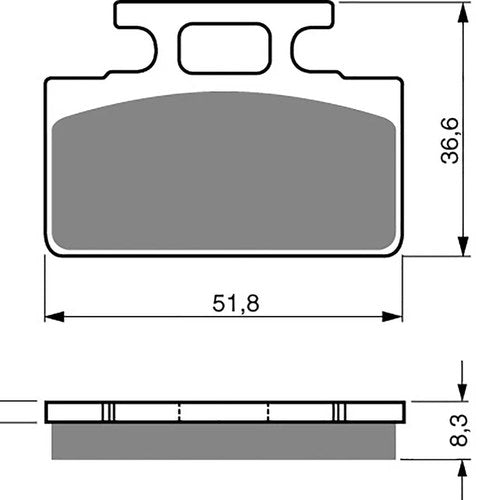 Brake Disc Pads Front R/H Goldfren for Sym Cinderella 100 2000