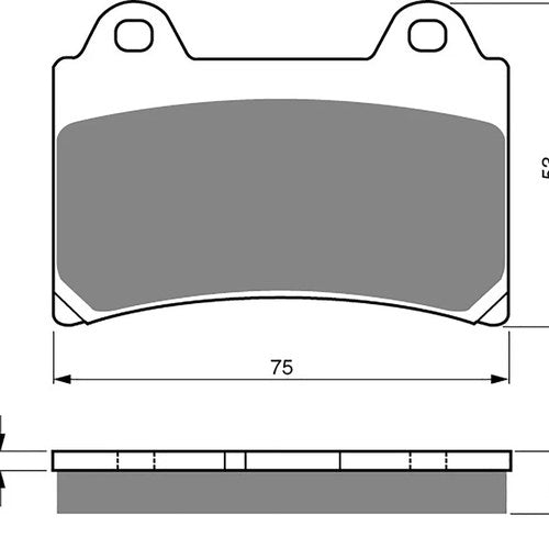 Brake Disc Pads Front L/H Goldfren for 1992 Yamaha FJ 1200 A (ABS) (3XW7)