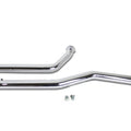 Shovelhead Exhaust Straight Pipe Set Chrome Shotgun for Harley-Davidson