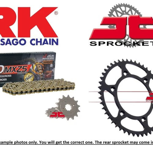 RK Chain and JT Sprockets For Yamaha YZ450 F-F,G,H,J 15-18