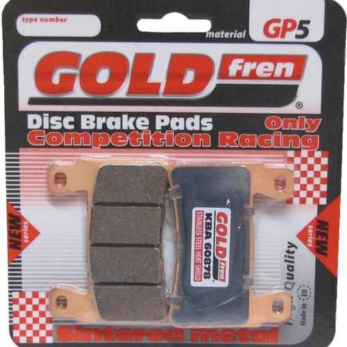 Goldfren GP5-279 as fitted to Harley Davidson XR1200 08 Fro Disc Pads (Pair)