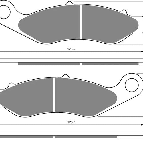 Goldfren AD352, FA638 Disc Pads (Pair)