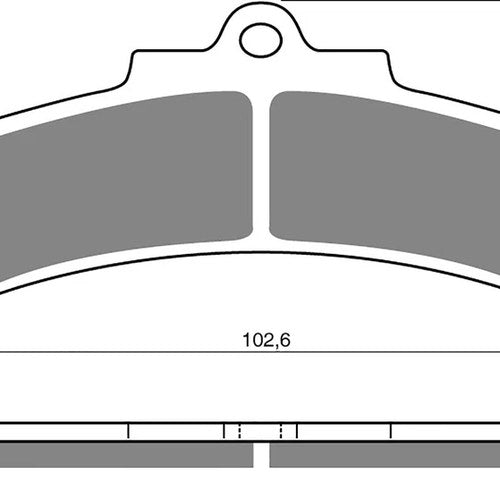 Goldfren AD123, FA183, SBS622, GF119 Disc Pads (Pair)