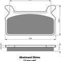 Goldfren AD063, VD922, FA138, FA201, FDB485, SBS668 Disc Pads (Pair)