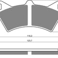 Goldfren AD208, FA313R, SBS757, VD973 Disc Pads (Pair)