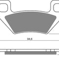 Goldfren AD254, FA395, VD9023, SBS822 Disc Pads (Pair)