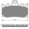 Goldfren AD196, FA335, SBS796, FDB2125, DP641, VD9000 Disc Pads (Pair)