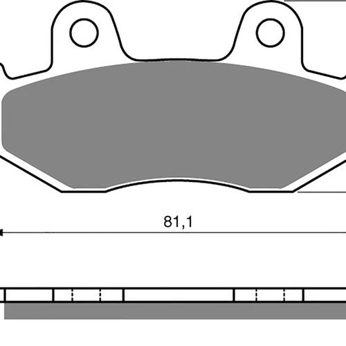 Goldfren AD103, FA92/2, FA323/2, FDB2119 Disc Pads (Pair)