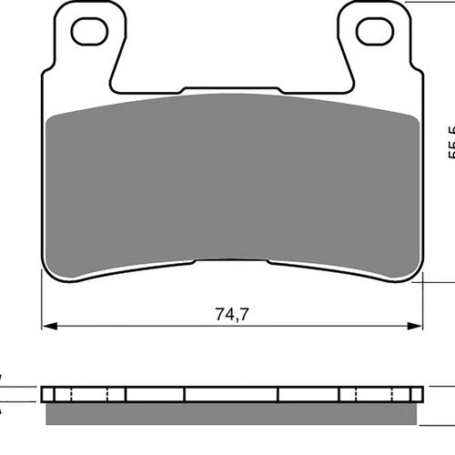 Goldfren AD134, VD166, FA265, FA296, FDB2079, SBS734 Disc Pads (Pair)