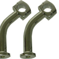 Handlebar Risers 5" Chrome Pull Back (Pair)