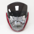 Headlight With Top Fairing Screen Red For Yamaha Ybr 125 2014-2017