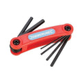 Folding 1.5-6mm Allen Key, 00-509.EACH 1.5,2,2.5,3,4,5 & 6mm.