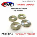 Titanium GR5 M6X16mm Washer PK4