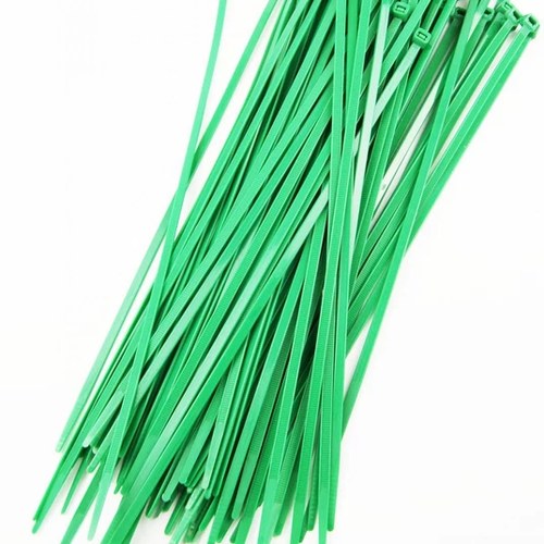 Nylon Cable Zip Ties - Green, 300mm x 4.8mm - Pack OF 100