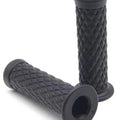 Grip Set Classic Retro Black, Honda Suzuki Kawasaki Triumph Royal Bobber