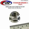 GR5 Swing Arm Nut KX Kxf, 92015-1316 M16x1.50mm, Titanium Factroy Image Racing